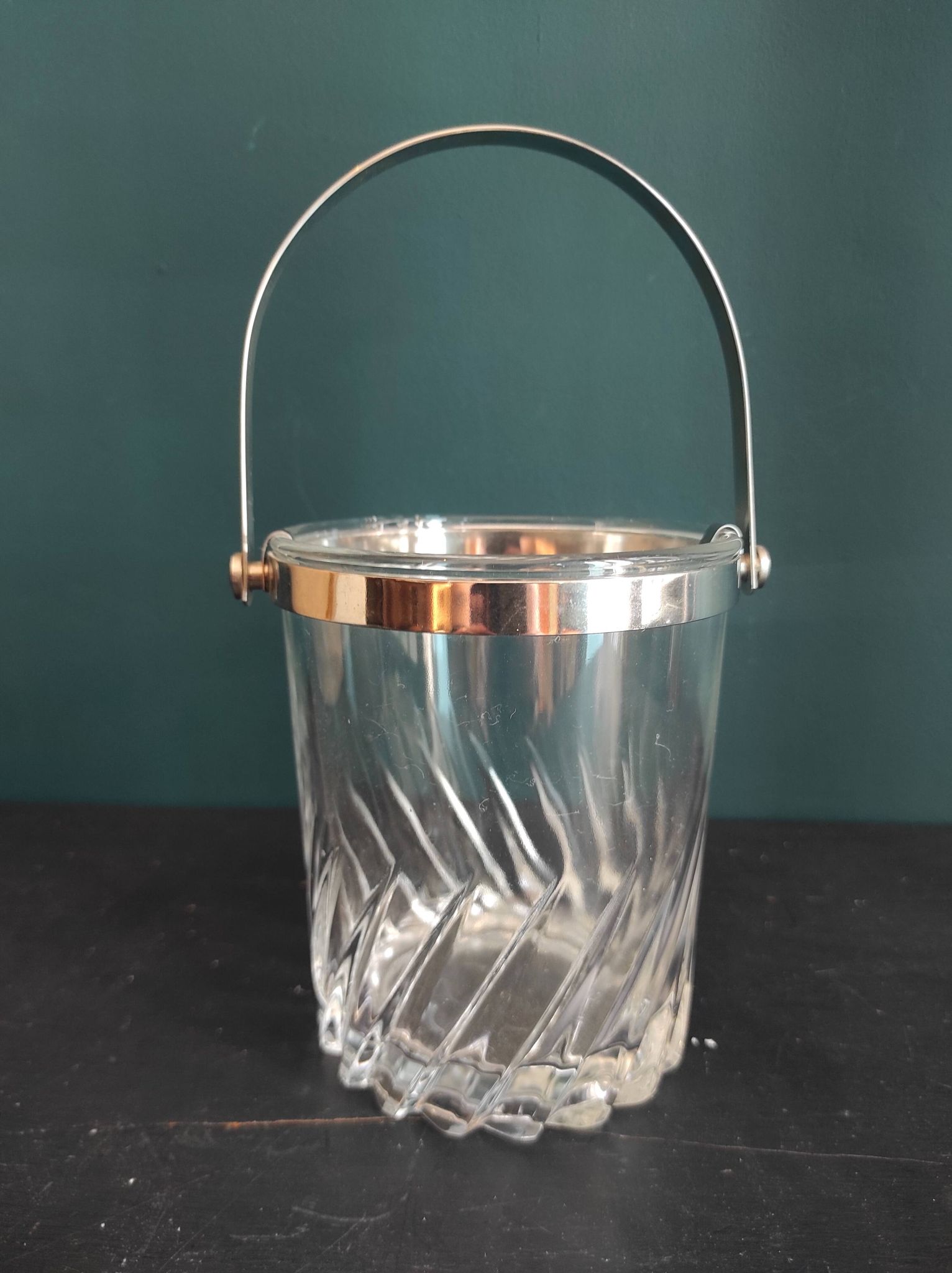 Vintage French ice bucket