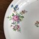 Round Hollow Dish in Limoges Porcelain Signed PCL Fleur