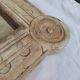 Antique carved wooden mirror – Indian craftsmanship – Authentic patina