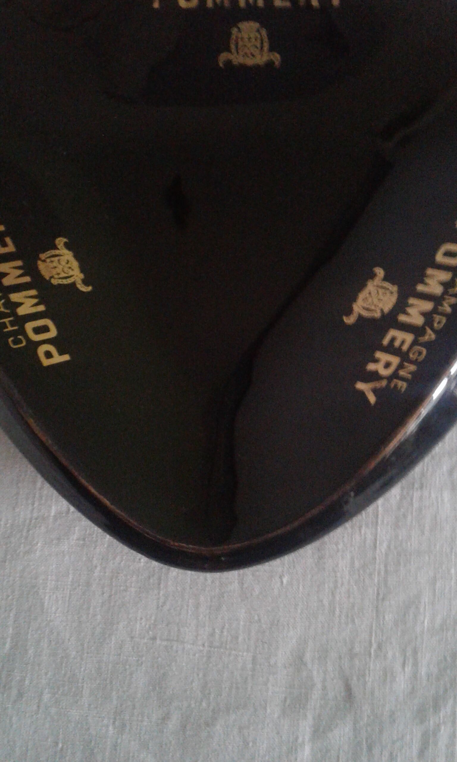 Pommery advertising ashtray