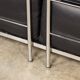 3 fauteuil grand confort, deux places cassina sofa. le corbusier