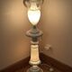 Alabaster column and its luminous basin