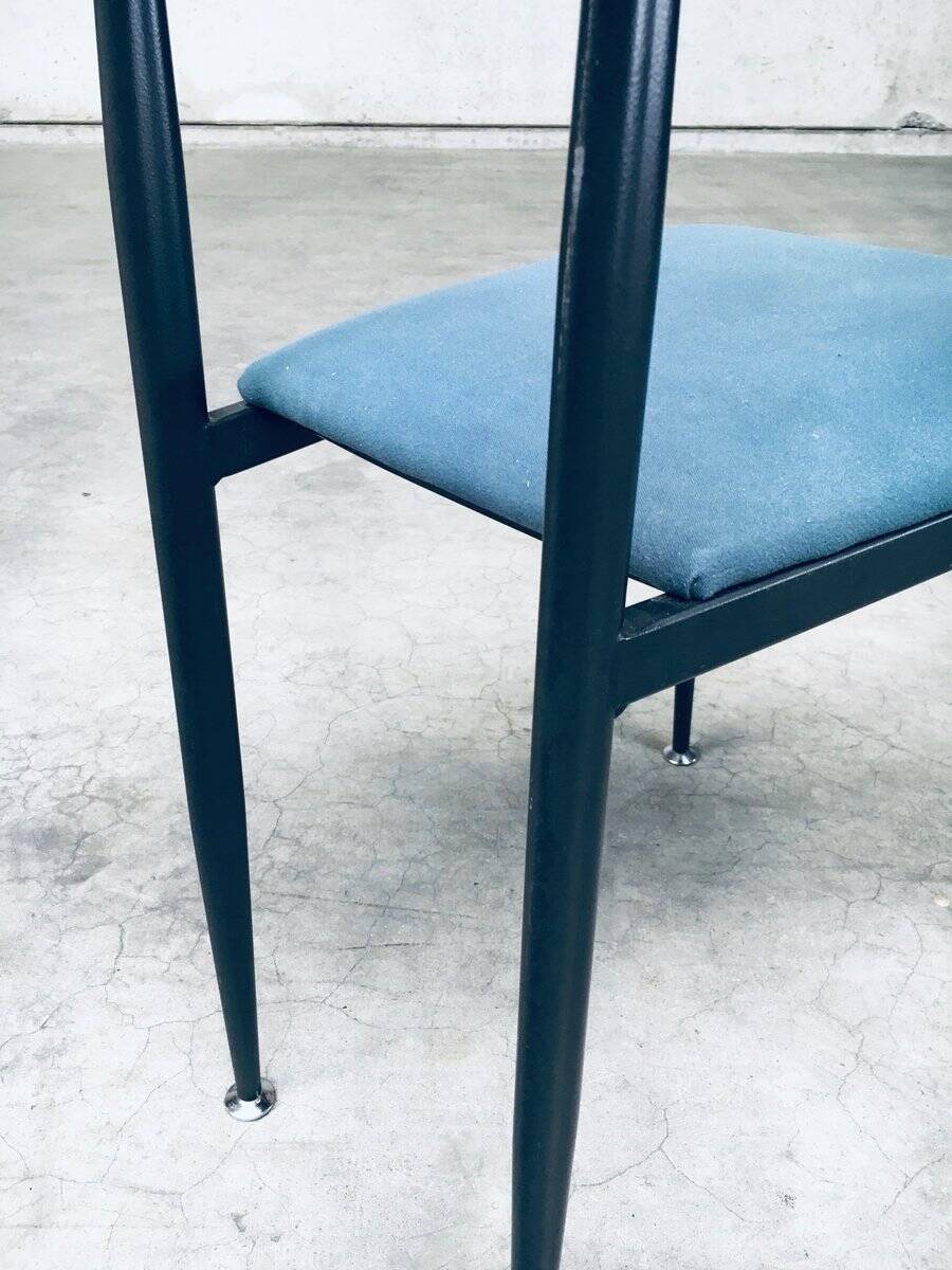 Postmodern Lolly Dining Chair Set from Fly Line, Italy, 1980s, Set of 9