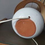 Ceramic lamp with jutte lampshade
