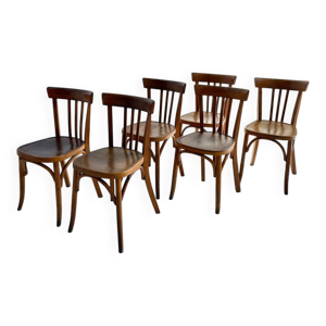 6 Chaises Bistrot Années
