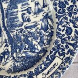 English ironstone flat plate