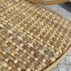 Vintage rattan corner shelf