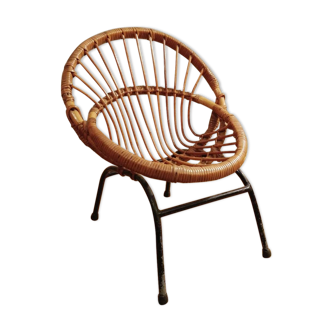 Chair shell child rattan