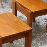 Pair of brutalist bedside tables
