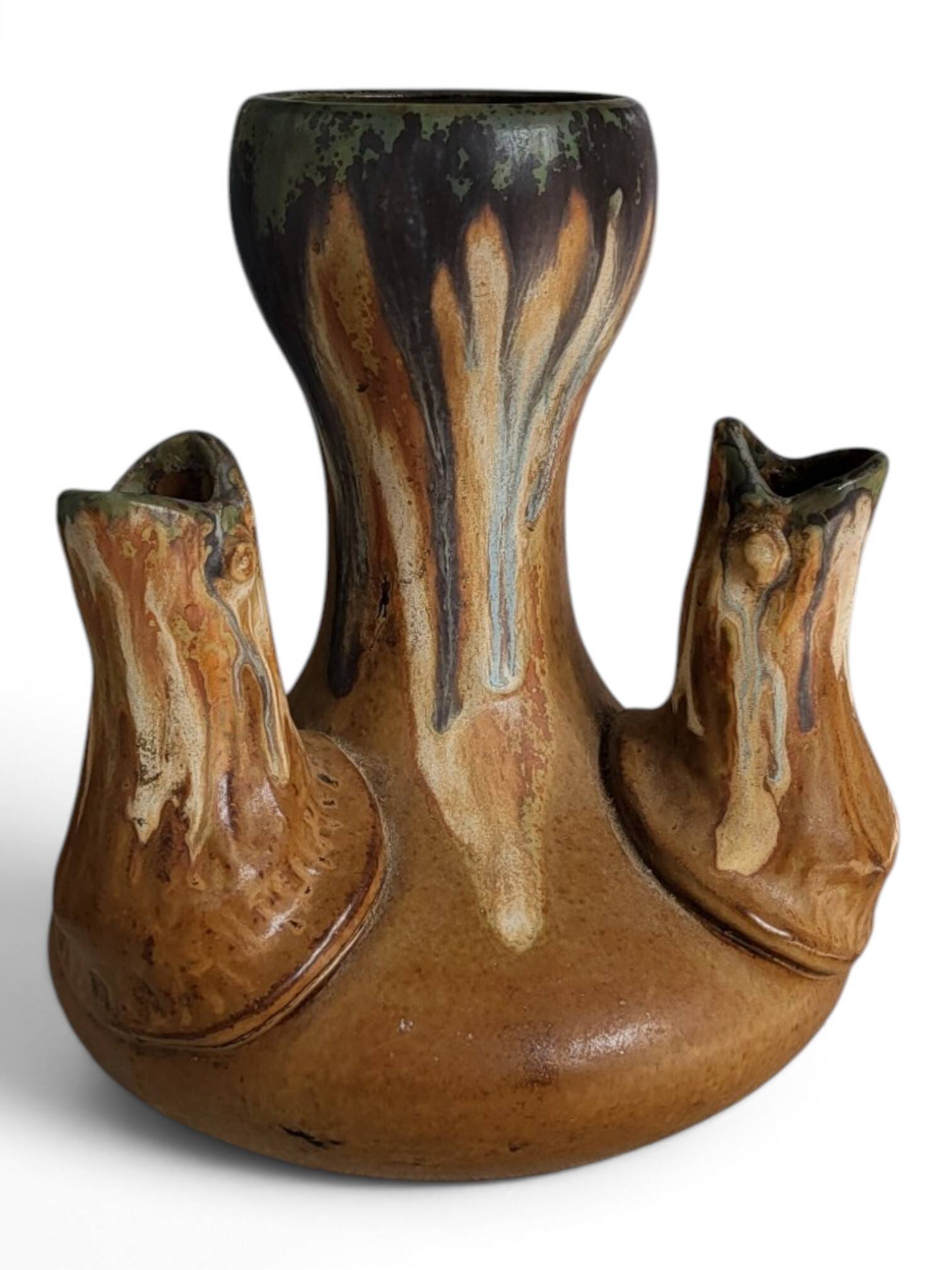 Vase en grès signé à la pointe Alfred Lebret (1871-1955)