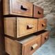 Vintage French Oak Chest of Drawers – 1930s, Solid Oak Storage Cabinet with Four Drawers