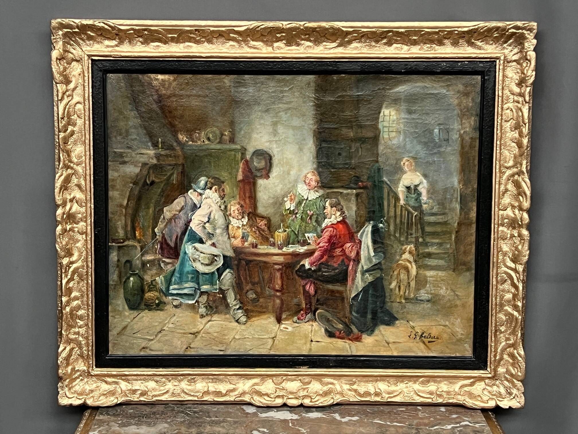 Luigi Giorgio Baldero (1840–1910) "Musketeers".