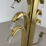 Hollywood Regency Style Brass and Acryl Table Light by WKR Lights, Germany 1970s