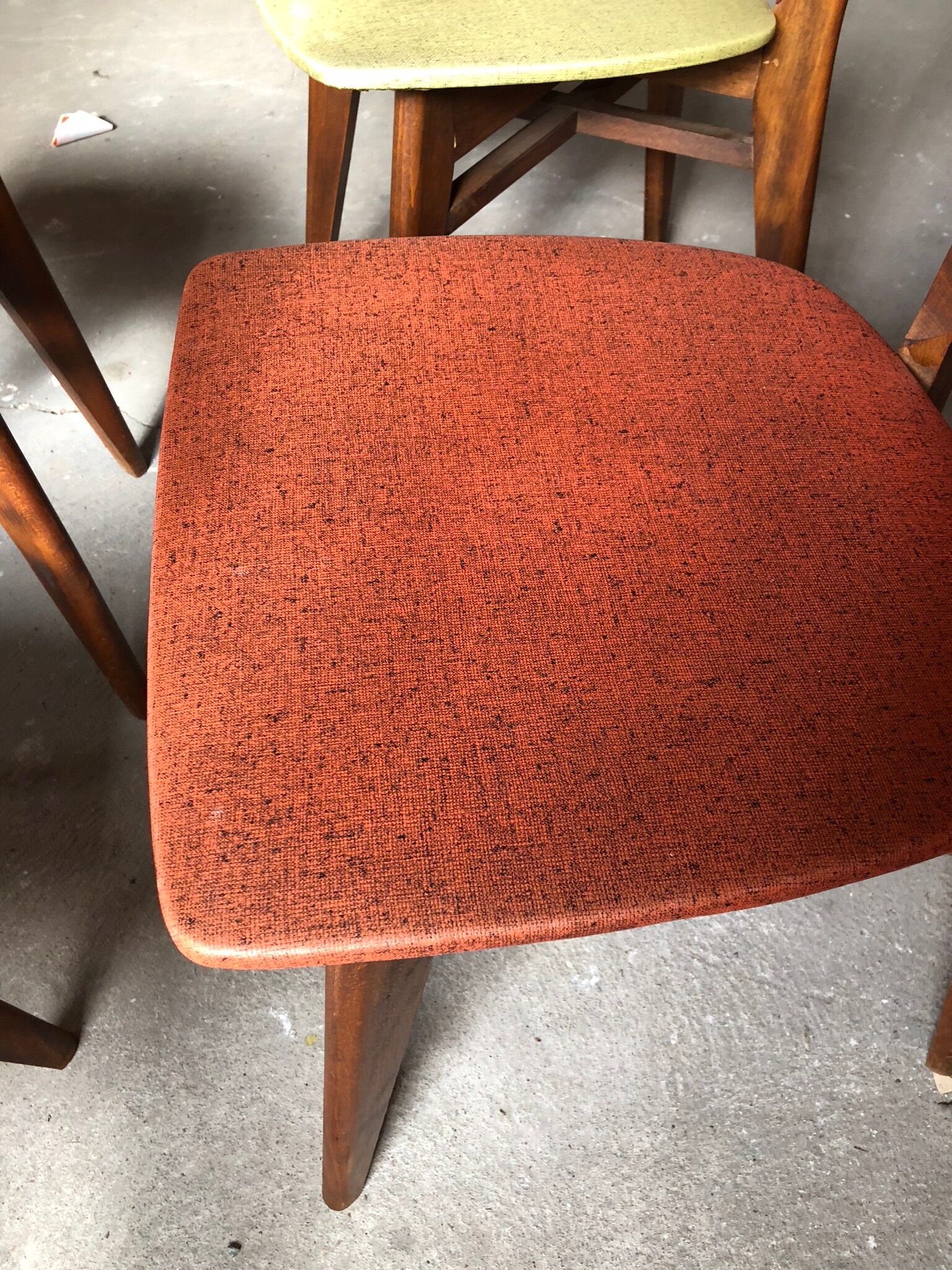 Set of 6 vintage 50s chairs