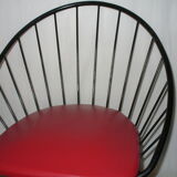 Pair of barrel style chairs from the 50s
