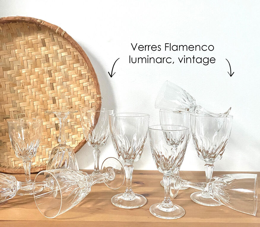 Service de 12 verres luminarc, série flamenco | Selency