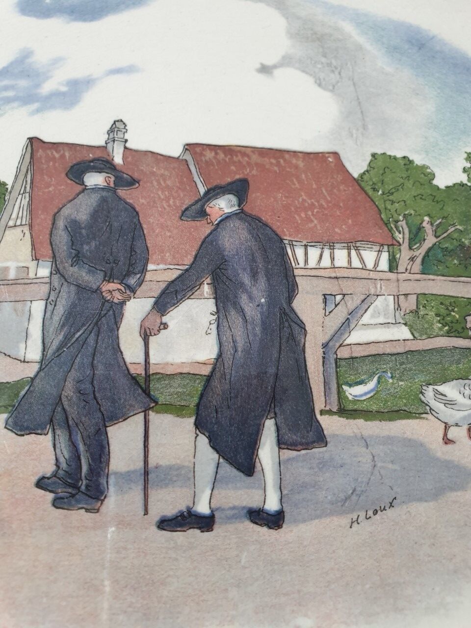 Cake dish Sarreguemines Obernai