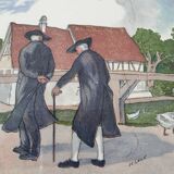 Cake dish Sarreguemines Obernai