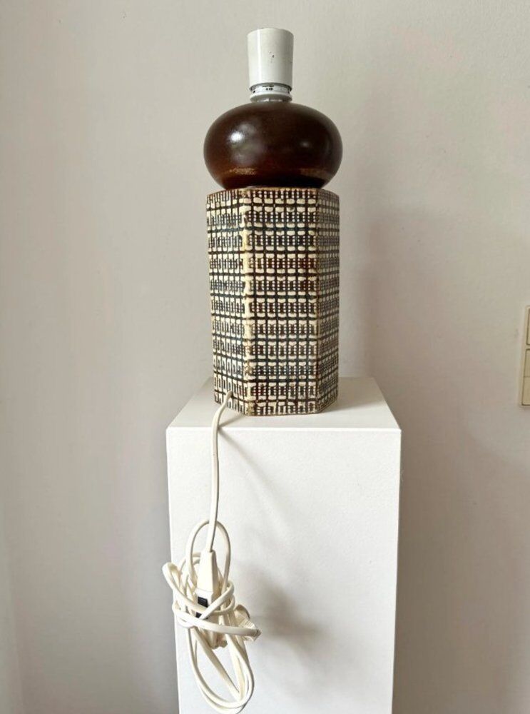 Table lamp by Haico Nitzsche, Søholm, Denmark, 1970s