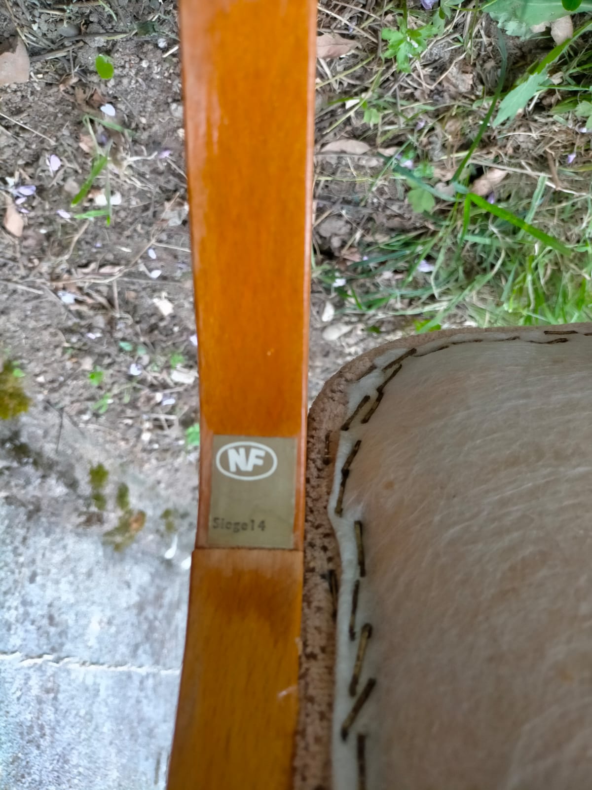 Series of 4 scandinavian chairs