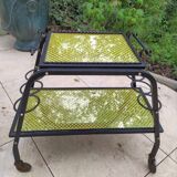 Vintage wrought iron dessert