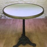 Parisian bistro table cast iron foot