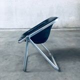 Plona Leather Side Chair by Giancarlo Piretti for Castelli, 1970s