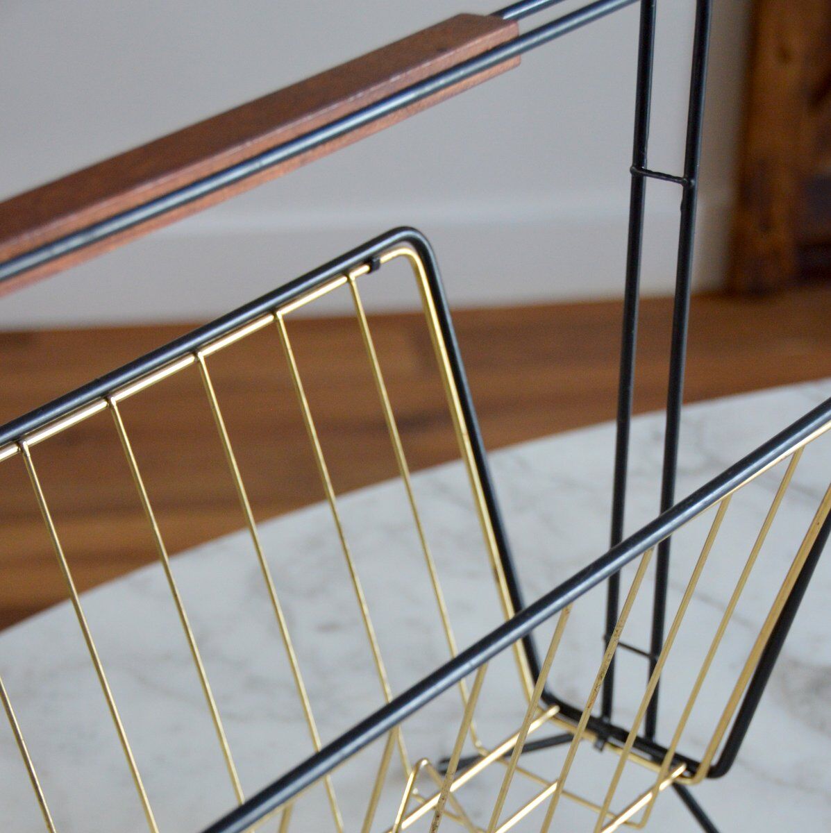 Scandinavian magazine holder 1950s