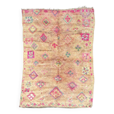 Bohemian Vintage Moroccan Rug from the Boujad region