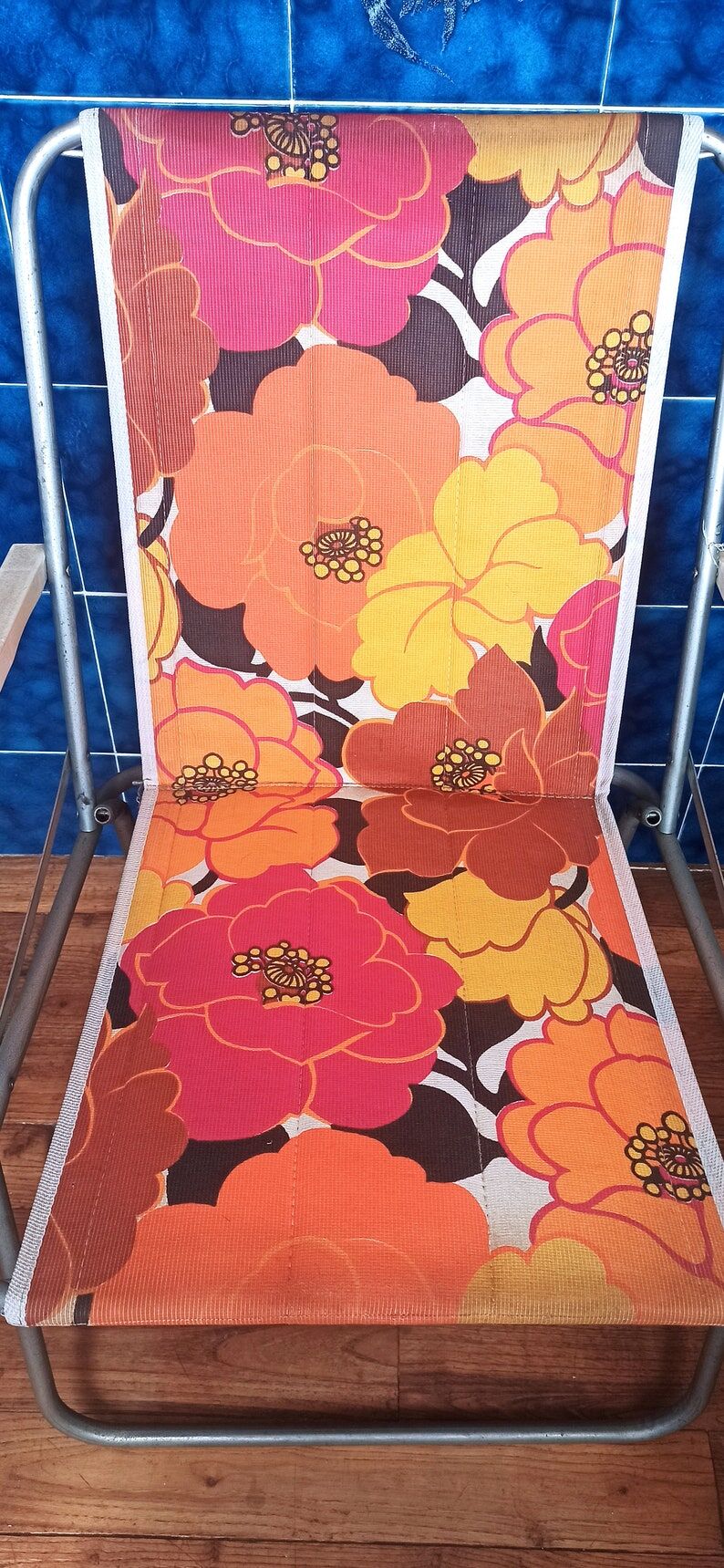 Vintage camping folding chair