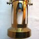 Art Deco religious object, Old procession lantern, glass and gilded brass