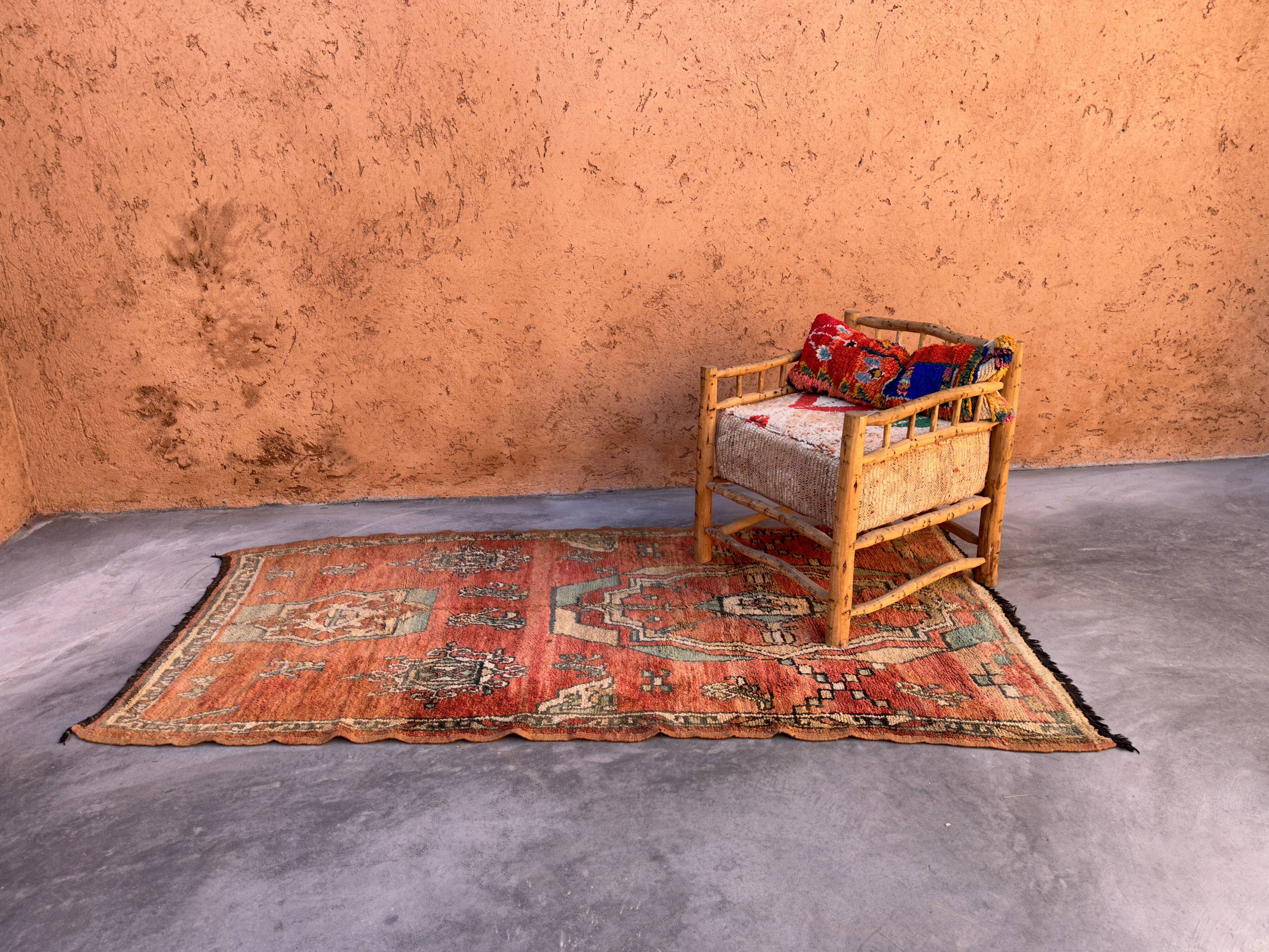 Moroccan carpet 126x254cm