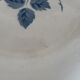 Very pretty blue floral deep dish Digoin Sarreguemines.