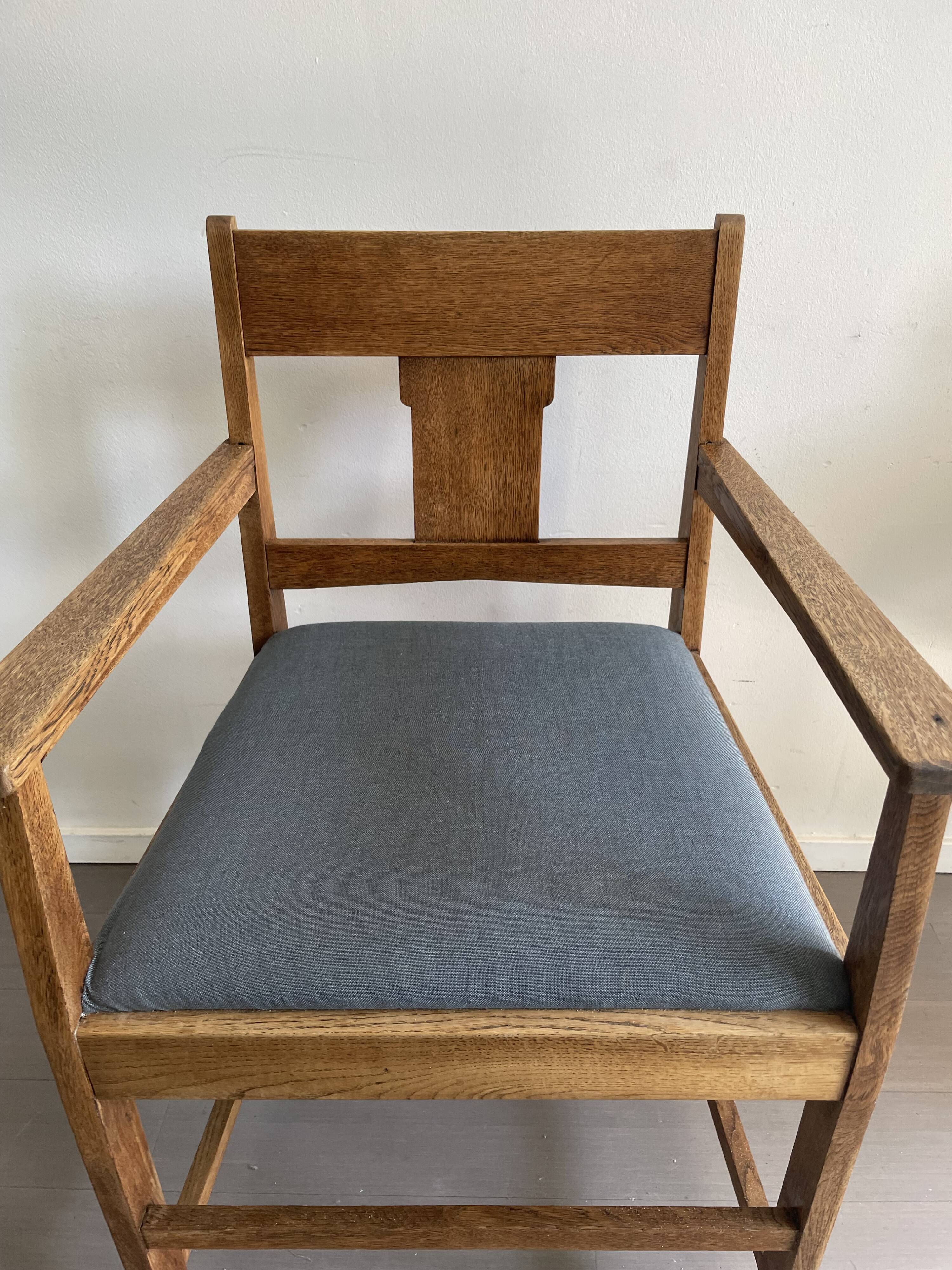 Dutch Amsterdam School armchair 1920's