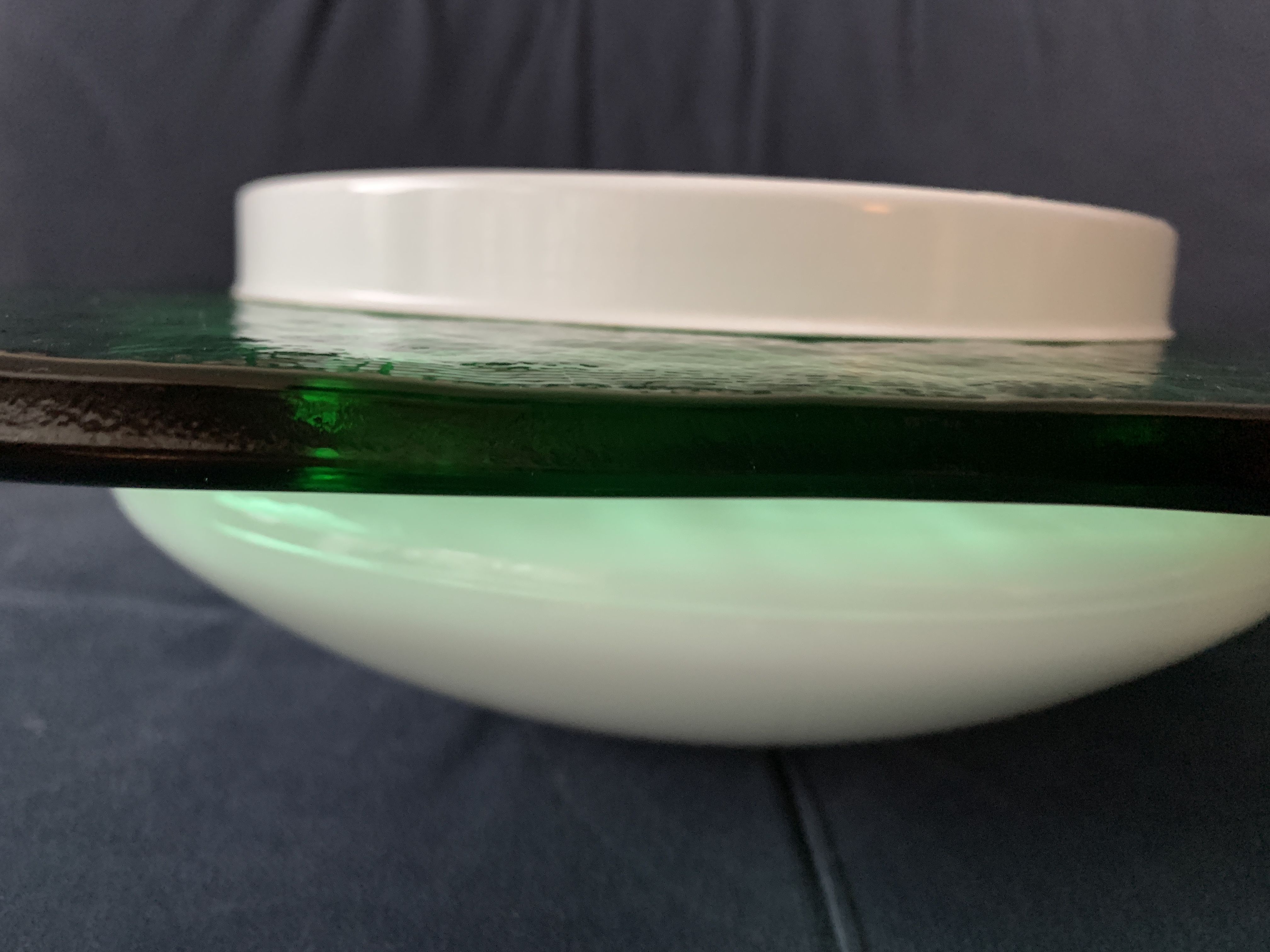 Pair of Italian glass wall sconces, Vétri Murano, 1980