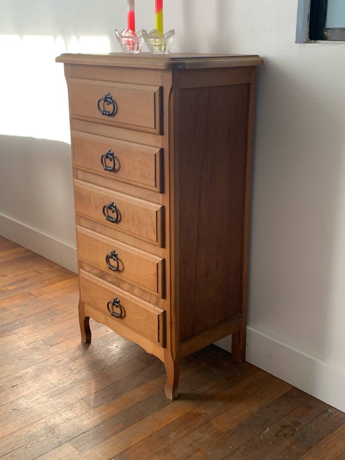 Chiffonnier vintage 6 tiroirs