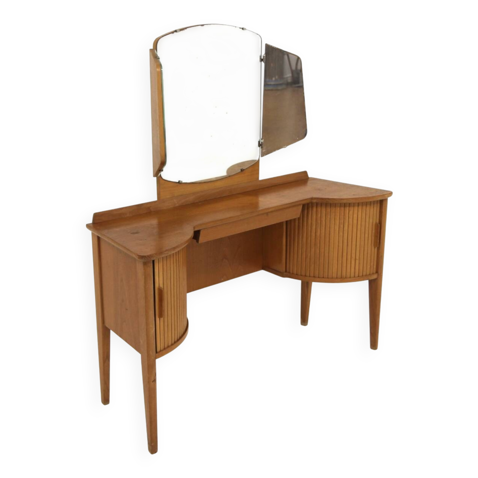 Scandinavian elm dressing table, Swedish Modern, Sweden, 1940