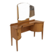 Scandinavian elm dressing table, Swedish Modern, Sweden, 1940