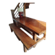 Solid oak farm table