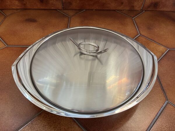 Plat inox guy degrenne