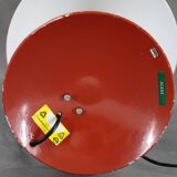 Lampe de table rouge des années 1970, Tchécoslovaquie