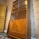 Mid-century vintage asymmetrical display cabinet
