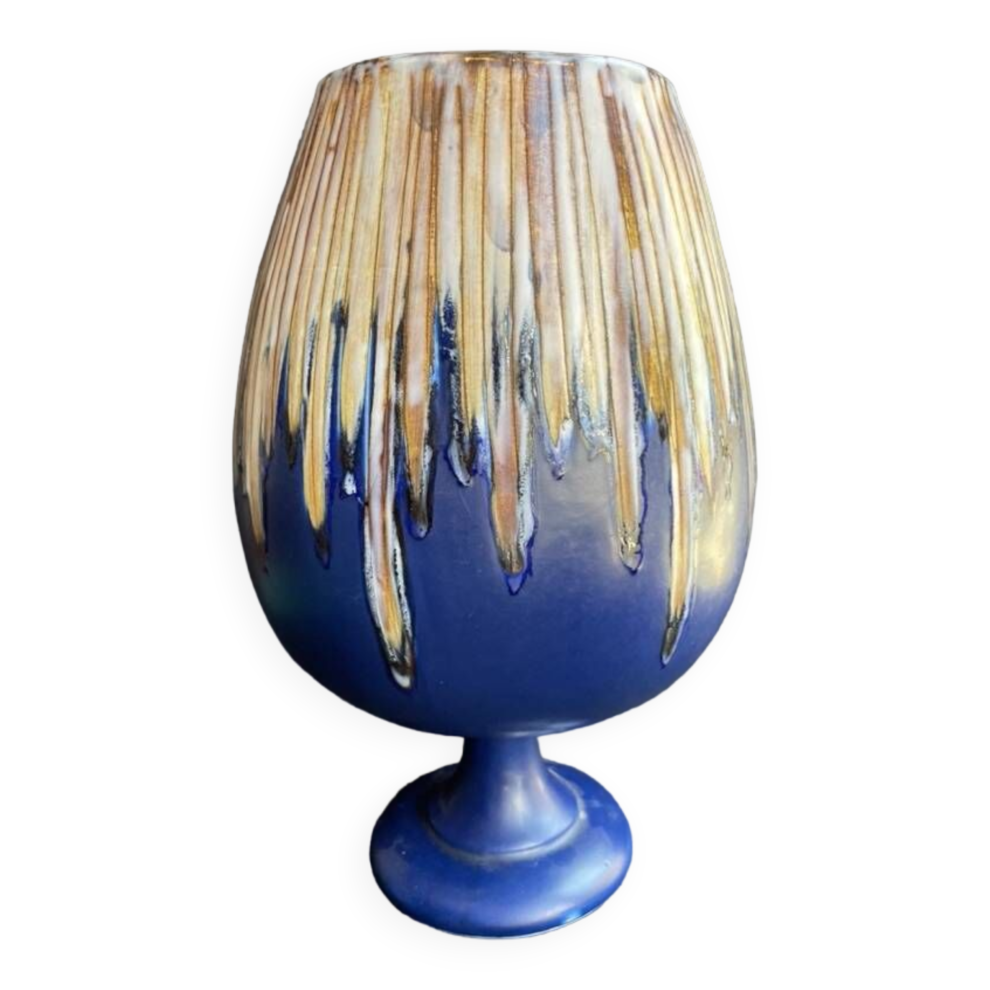 Vase signed workshop Cerenne - Ceramics of Vallauris - Entirely handmade