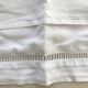 Duo of openwork linen pillowcases