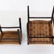 Fauteuil et son ottoman en corde tressée