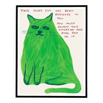 David Shrigley, This Huge Cat, 2022