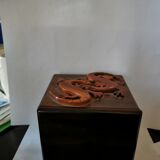 Exotic wooden secret box