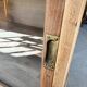 Enfilade vitrée en chêne, années 50