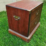 Navy dresser, solid mahogany, National Airy, with handles