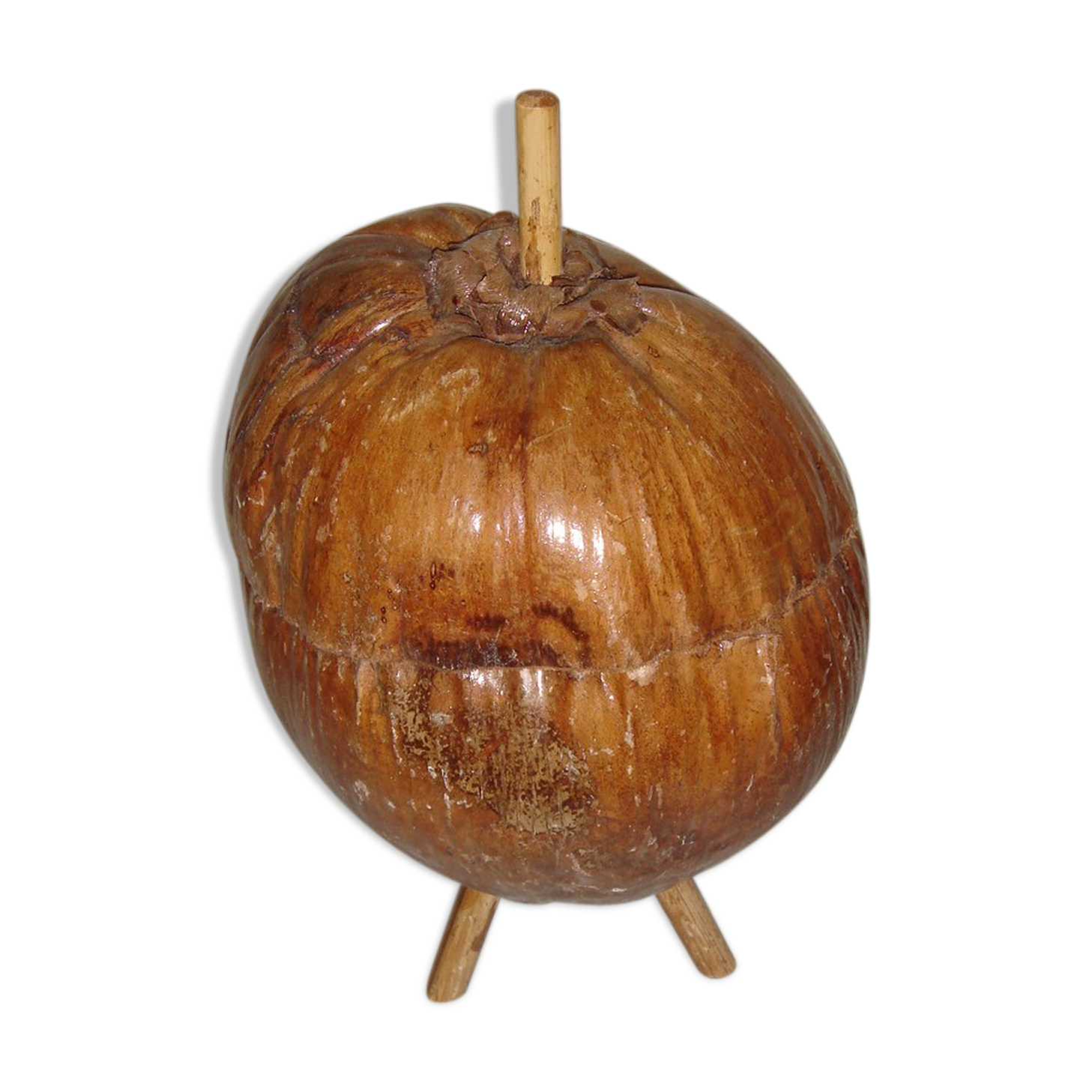 Ice bucket, naturalized coconut from 1970